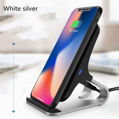 Aluminum Alloy 15W Fast Wireless Charger & Phone Holder