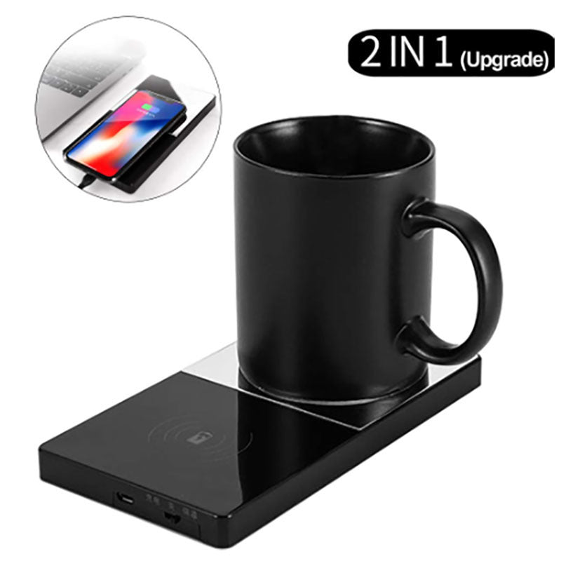 2-in-1 Heating Mug & Wireless Charger