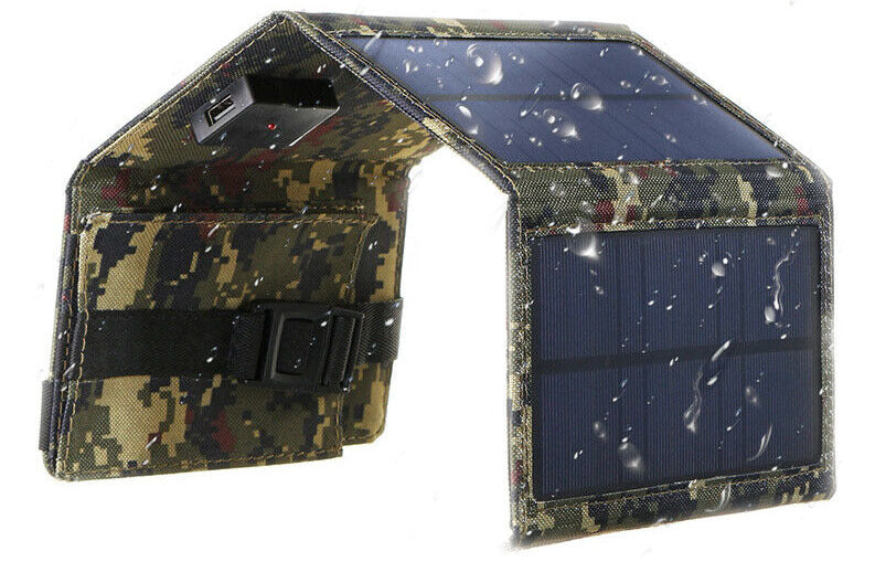 Portable Solar Foldable Battery Panel with USB Interface