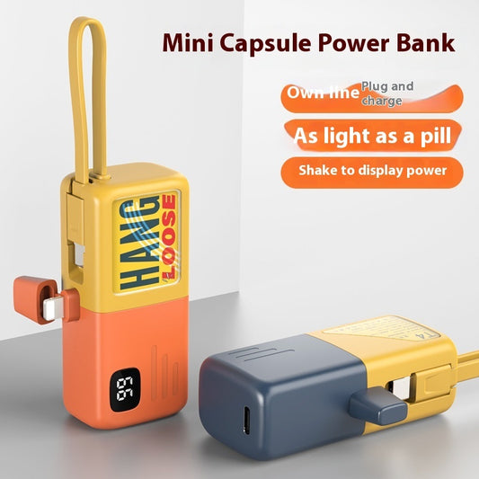 Mini Capsule Power Bank with Digital Display