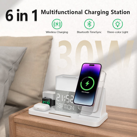 6-in-1 Multifunctional Charging Station